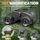 deesoo 25x32 Binoculars for Adults Kids Compact DEESOO High Powered Bird Watching Binoculars Lightweight Small Size for Hunting Traveling Sports Hiking Gift for Men Women