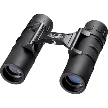Barska Focus Free Compact Binoculars 9x25 No Focus Needed Fully Coated Optics Waterproof Shockproof Armor Lightweight Binoculars for Hiking Birding Sports Travel
