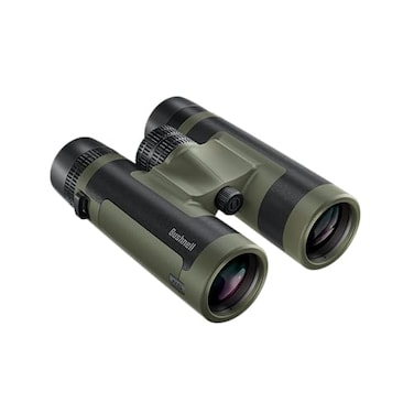Bushnell R5 10x42 Binoculars Waterproof Dielectric MultiCoated Optics with EXO Barrier Lens Protection for Long Range Viewing and Hunting Includes Vault Lite Bino Chest Harness Neck Strap