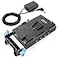 KOERTACOO VMount Lock Battery Plate Power Supply Splitter Adapter with 15mm Rod Clamp NPFZ100 Dummy Battery Compatible with Sony Alpha A6600A7 IIIA7R IIIA7R IVA7S IIIA9A9 IIA9R Cameras