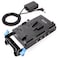 KOERTACOO VMount Lock Battery Plate Power Supply Splitter Adapter with 15mm Rod Clamp NPFZ100 Dummy Battery Compatible with Sony Alpha A6600A7 IIIA7R IIIA7R IVA7S IIIA9A9 IIA9R Cameras