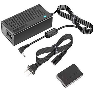 Kimaru LPE12 Dummy Battery ACKE12 AC Power Adapter DRE12 DC Coupler kit for Canon EOS M50 Mark II M50 M200 M100 M10 M2 M Cameras