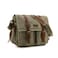 Kattee Leather Canvas Camera Bags for Men Vintage DSLR SLR Messenger Shoulder Bags