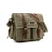 Kattee Leather Canvas Camera Bags for Men Vintage DSLR SLR Messenger Shoulder Bags