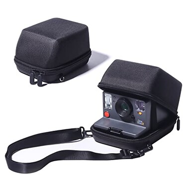 WOGOZAN Protective Case for Polaroid Now 2nd3rd Now Gen 23rd IType OneStep Onestep 2 FILP Instant Film Camera Hard Shell Camera Case with Adjustable Shoulder Strap Black No Camera