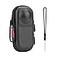 BRDRC Carrying Case for Insta 360 X4 X5 for Original Lens Cap Portable Small Storage Bag Protective Cover Hard Shell Travel Protector with Wrist Strap Carabiner for Insta360 X4 X5 Accessories