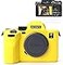 Pocoukate Camera Case for Sony Alpha 7 IV A7M4 A7 IV Digital Camera AntiScratch Slim Fit Soft Cover with Screen Protector A7IV Exclusive Accessories not Applicable to A7R4 or A7III Yellow