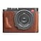 MUZIRI KINOKOO Case for Leica Q3 Q3 43 Top Layer Genuine Leather Leica Q3Q3 43 Protective Half Case Premium Version with Bottom Hole for Instant Battery and Memory Card Access Brown