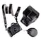 MUZIRI KINOKOO Protective Case for Canon EOS R50R100 Camera and 1845mm Lens PU Leather EOSR50 R100 Camera Bag Including Half Case Flip Cover Shoulder Strap and Storage Pocket Black