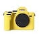 STSEETOP Camera Case for Sony A74 A7M4 A7IV Protective Silicone DSLR Skin Cover Detachable Cage Shockproof Dustproof Yellow