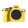 STSEETOP Camera Case for Sony A74 A7M4 A7IV Protective Silicone DSLR Skin Cover Detachable Cage Shockproof Dustproof Yellow