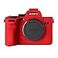 STSEETOP Camera Case for Sony A74 A7M4 A7IV Protective Silicone DSLR Skin Cover Detachable Cage Shockproof Dustproof Red