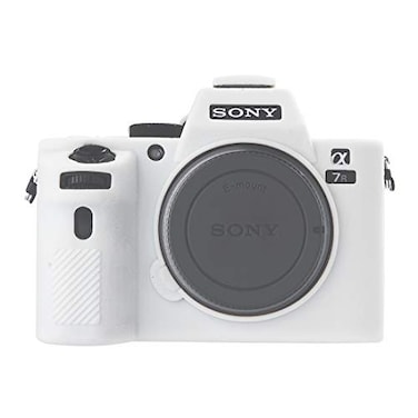 STSEETOP Camera Case for A7II A7RII A7SII A7MII Protective Silicone DSLR Skin Cover Detachable Cage Shockproof Dustproof White
