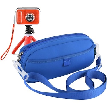 Beautyflier Kids Camera Case for VTech KidiZoom Creator Cam Hold Complete CameraTripod Camera Shoulder Bag for Kids with Adjustable Detachable Strap Camera Not Included