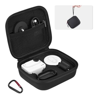 BRDRC Carrying Case for Insta 360 GO 3S GO 3 Accessories Storage Bag Protective Case Hard Shell Cover for Insta360 GO 3S GO3 Vlogging Action Camera Accessory