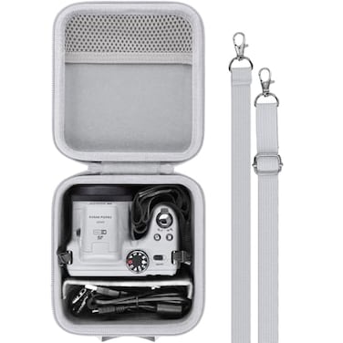 Baval Camera Case Compatible with KODAK PIXPRO AZ653AZ401AZ405AZ425AZ528AZ255 Digital Camera Vlogging CameraWhite Case