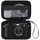 Canboc Carrying Case for Fujifilm X100VI X100V X100F X100S XE5 Digital Camera Zipper Mesh Pocket fit USB Cable Black Case Only