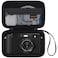 Canboc Carrying Case for Fujifilm X100VI X100V X100F X100S XE5 Digital Camera Zipper Mesh Pocket fit USB Cable Black Case Only