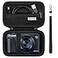 Supmay Hard Carrying Case for Canon PowerShot SX740 HS SX730 HS SX720 HS SX620 HS G7 X Mark III G7 X Mark II Digital Camera Storage Holder Travel Bag with Mesh Pocket for Battery Pack Black