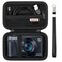 Supmay Hard Carrying Case for Canon PowerShot SX740 HS SX730 HS SX720 HS SX620 HS G7 X Mark III G7 X Mark II Digital Camera Storage Holder Travel Bag with Mesh Pocket for Battery Pack Black