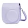 Phetium Instant mini 12 Camera Protective Case Compatible with Instax Mini 12 11PU Leather Bag with Pocket and Adjustable Shoulder Strap Lilac Purple