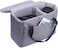 BOMKEE Camera Inserts Protective Bag Padded Insert Camer Cube Water Resistant DSLR SLR Case Foldable Liner for SonyCanonNikonOlympus Camera Lens Accessories Grey