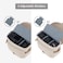 BAGSMART Camera Bag SLR DSLR Canvas Crossbody Camera Case Compact Camera Shoulder Bag with Rain Cover for Women and Men Ivory White