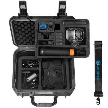 Lekufee Waterproof Hard Case for DJI Osmo Action 6 Osmo Action 5 Pro43 CameraAdventure ComboStandard Combo and More AccessoriesCase Only