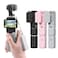 BRDRC Pocket 3 Silicone Cover For Xtra Muse Protective Case Lens Protector ScratchResistant Sleeve Skin Compatible with DJI OSMO Pocket 3 Creator ComboXtra Muse Accessories Grey