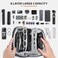 Tomat Osmo Pocket 3 Carry Bag for Xtra MuseOsmo Pocket 3 Osmo Mobile 7P SEAccessories Portable Travel Large Case Waterproof Multilayer All in One Storage Bag for Insta360 Flow Pro 2