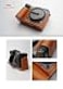 Uchandmade Handmade Genuine Leather Camera Half Case for Hasselblad X2D Top Layer Cowhide Body Metal Base Plate Hand Shank 3in1 Design Brownmbox
