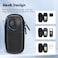BRDRC Portable Small Case for Insta360 X4 X5 for Original Lens Cap Carrying Storage Bag Protective Cover Hard Shell Travel Protector with Wrist Strap Carabiner for Insta 360 X4 X5 Accessories