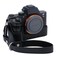 Bowan for Sony a7 III ILCE7M3B Camera CaseHandmade Genuine Real Leather Half Camera Case Bag Cover for A7 Mark III A7R III A9 A7 II A7R II Camera Bottom Opening Version Hand Strap Black