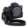 Bowan for Sony a7 III ILCE7M3B Camera CaseHandmade Genuine Real Leather Half Camera Case Bag Cover for A7 Mark III A7R III A9 A7 II A7R II Camera Bottom Opening Version Hand Strap Black