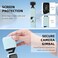 BRDRC Pocket 3 Silicone Cover For Xtra Muse Protective Case Lens Protector ScratchResistant Sleeve Skin Compatible with DJI OSMO Pocket 3 Creator ComboFor Xtra Muse AccessoriesPurple