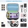 TAAOKA Digital Camera Case Protective Lightweight Camera Case with 3 Carrying Ways Waterproof Shockproof Small Camera Bag for Power ShotSony DSCW800DSCW830 Black