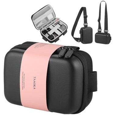 TAAOKA Digital Camera Case Protective Lightweight Camera Case with 3 Carrying Ways Waterproof Shockproof Small Camera Bag for Power ShotSony DSCW800DSCW830 Black