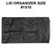 LAFENLIN Lid Organizer for Pelican 1510 Case 5 Mesh Pockets Storage Organizer Fits Camera Cases Diving Dry Boxes Hard Cases Toolboxes Includes Screws Hook and Loop Strap Durable Shockproof