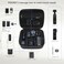 FiTSTILL Black Large CarryingProtective Hard Shell Travel Storage Case Bag Compatible with dji osmo Pocket 3 Creator ComboCameras Accessories Kit Case Only