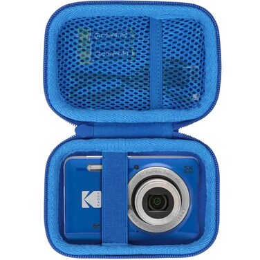 Lebakort Storage Case Compatible with KODAK PIXPRO Friendly Zoom FZ45 FZ55 16MP Digital Camera Blue Case