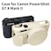 Easy Hood G7X Mark II Case Protective Case for Canon Powershot G7X Mark II Digital Camera Removable Lens Cover Silicone Sleeve Soft Camera Cover Rubber Protective Body Skin Beige