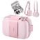 TAAOKA Digital Camera Case Waterproof Protective Small Camera Bag with 2 Carrying Ways Lightweight camera sling bag for PowerShot ELPH 180190 Sony DSCW800DSCW830 Pink