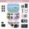 TAAOKA Digital Camera Case Waterproof Protective Small Camera Bag with 2 Carrying Ways Lightweight camera sling bag for PowerShot ELPH 180190 Sony DSCW800DSCW830 Pink