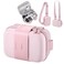 TAAOKA Digital Camera Case Waterproof Protective Small Camera Bag with 2 Carrying Ways Lightweight camera sling bag for PowerShot ELPH 180190 Sony DSCW800DSCW830 Pink