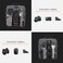 Besnfoto Mirrorless Camera Shoulder Bag Small Messenger Case Waist Bag Compatible for Canon BlackH Small