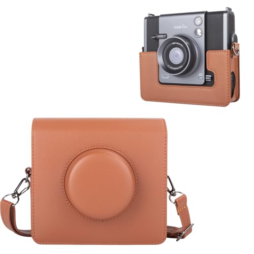 Hiyqin Hiyqin Fuji Wide Evo 2in1 Instant Camera Case Pu Leather Protective Case For Ins