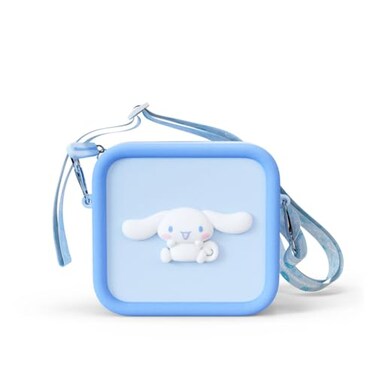 Kidamento Cinnamoroll Official Licensed Silicone Camera Case Protective Travel Bag with Adjustable Soft Strap for Kids by kiimento