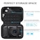 Lacdo Camera Case for RICOH GR IVRICOH GR III HDFGR IIIx HDFGR IIIxGR IIIGR IIGR Digital Camera Hard Protective Camera Storage Trave Bag Mesh Pocket fits Batteries USB Cable Black