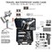 Lekufee Waterproof Hard Carrying Case for DJI RS 4 Mini Combo Gimbal Stabilizer DJI Mic 32Mic Mini and More AccessoriesCase Only