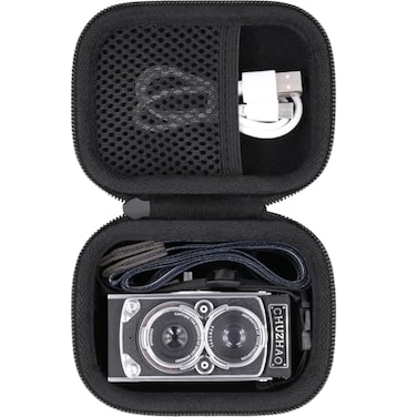 Baval Camera Case for CHUZHAO Vintage Mini Digital CameraCompatible with Portable TLR Style Retro Compact Small Pocket Autofocus CameraBlack Case